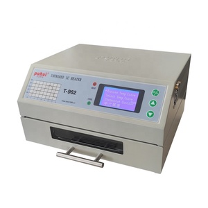 Puhui T-962 t962 PCB Máy hàn Nền Kinh Tế Temp sóng hồng ngoại nóng reflow hàn lò SMT reflow lò - Product Image 5