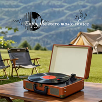 Lecteurs de disques vinyles et tourne-disques classiques rétro en gros de fabrication chinoise avec lecteur CD/radio USB/cassette