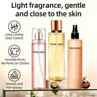 Déodorant Corporel en Spray Parfumé – Coffret 3 Couleurs (Rose, Or, Pêche) – Longue Durée, Anti-Odeur, Lisse, Non Gras – Format Voyage pour Femme