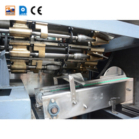 Machine à fabriquer des biscuits, des cornets de crème glacée, des gaufres, des biscuits, des bols comestibles, des tasses de fleurs, prix d'usine chinois