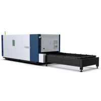 Machine de découpe laser numérique haute vitesse 1,5 kW, type portique, Hiwin AI PLT, précision de positionnement de 0,05 mm, pour matériaux en tôle