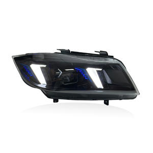 Faros Delanteros LED Tipo Ojo de Serpiente E90 E91 para BMW Serie 3 320i 330i 335i, Conjunto de Faros Xenón/Halógenos 2005-2012 - Product Image 4