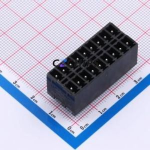 DB2EVHB-3.81-2*9P-BK Plug-in Terminal Block Through hole,P=3.81mm Connector Board-to-Board / Socket - Closed 2x9P 3.81mm Black - Product Image 1
