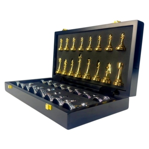 Ensemble d'échecs international <span class=keywords><strong>de</strong></span> haute qualité pour enfants, motif marbre noir et blanc, <span class=keywords><strong>échiquier</strong></span> <span class=keywords><strong>en</strong></span> <span class=keywords><strong>bois</strong></span> pliable luxueux pour la vente <span class=keywords><strong>en</strong></span> gros - Product Image 2