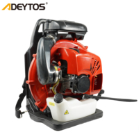 Souffleur à dos sans fil haute puissance pour bricolage avec moteur sans balais, débit d'air 130000 tr/min, vitesse du vent 52 m/s pour souffler la neige et les feuilles