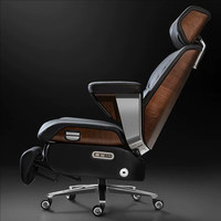 Fauteuil de direction électrique en cuir de luxe avec fonctions de ventilation et de massage inclinables, fauteuil de salon ergonomique pour PDG