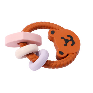 สร้อยข้อมือซิลิโคนรูปหมีเกรดอาหารสำหรับเด็ก ของเล่นกัดเล่น ช่วยปลอบประโลม ป้องกันการดูดนิ้ว - Product Image 4