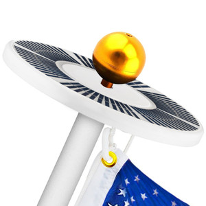 136 <span class=keywords><strong>LED</strong></span> Iluminación nocturna con energía <span class=keywords><strong>solar</strong></span> Impermeable IP65 Asta de bandera Downlight Linterna de camping al aire libre para astas de bandera - Product Image 2