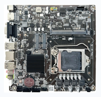 Placa base Mini ITX H61 H81 H110 Lga1155 1150 1151 con placa base de factor pequeño LVDS de 12V CC