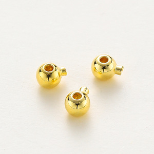 Diy Jewelry Accessories Gold Plated Round Clasp For <b>Bracelet</b> Making 18K <b>Copper</b> Electroplated Connector Buckle - Product Image 5