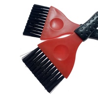 Pinceau professionnel double embout pour application de teinture capillaire en gros, personnalisable avec logo pour salon de coiffure