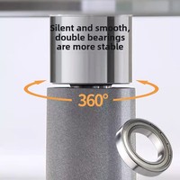 Sanneng Backzubehör Tortendekorations-Drehteller aus Aluminiumguss SN4160 Dünner Typ Hart-Eloxiert Premium China Jiangsu
