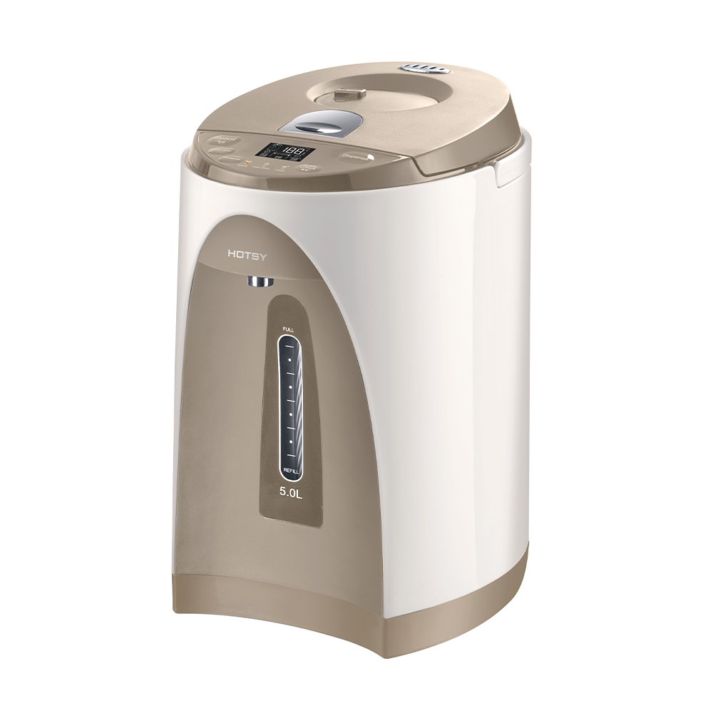 Bollitore Elettrico 5 Litri 2000W – Riscaldamento Veloce, Acciaio Inox, Protezione A Secco – Rosso