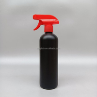 Bouteilles Pulvérisatrices en Plastique à Gâchette Noires Vides en PEHD de 500 ml pour Désinfectant pour les Mains, Nettoyant Liquide Rechargeable – Vente en Gros
