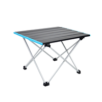 Table de pique-nique pliable légère et durable en aluminium réglable pour le camping et les loisirs en plein air