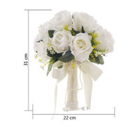Hauien Hochzeits geschenk Rose Bouquet Braut band hält Blumen für Abschluss feier und chinesischen Neujahr Muttertag