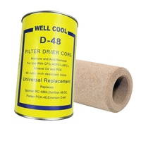 Système de réfrigérant haute efficacité D48 H48 W48, filtre déshydrateur remplaçable pour l'élimination de l'humidité et de l'acide, type compresseur