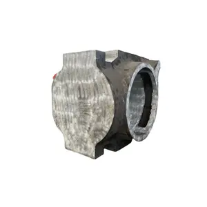 China foundry large steel casting spare part OEM fabrication 30XM pre-machined work roll chock for rolling mill with ex-factory