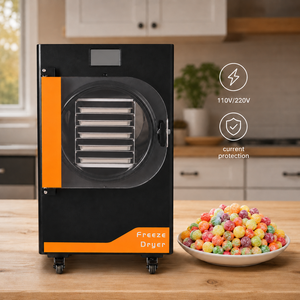 Liofilizador Automático de Grado Profesional 110V con Bomba de Engranajes para Uso Comercial, Procesamiento de Alimentos, Elaboración de Dulces y Alimentos para Mascotas, Calentamiento por Vapor - Product Image 3