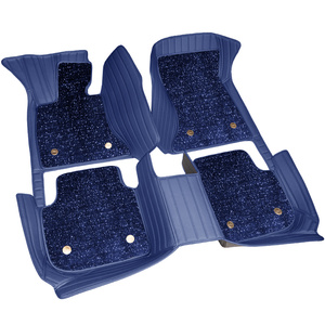 Tapis de sol de voiture imperméables Premium 7D5D en cuir PVC, double couche, robustes, sur mesure, <span class=keywords><strong>prix</strong></span> d'usine, nouvelle arrivée - Product Image 1