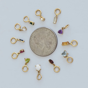 Colgante de collar <span class=keywords><strong>Pandora</strong></span> de acero inoxidable chapado en oro PVD de 18k con piedra de nacimiento colorida, personalizado al por mayor para fabricación de joyas - Product Image 6