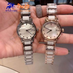 Montre-bracelet de luxe pour femme en acier inoxydable à quartz avec lunette sertie de diamants, design élégant pour affaires/mode, cadran à aiguilles Longines - Product Image 6