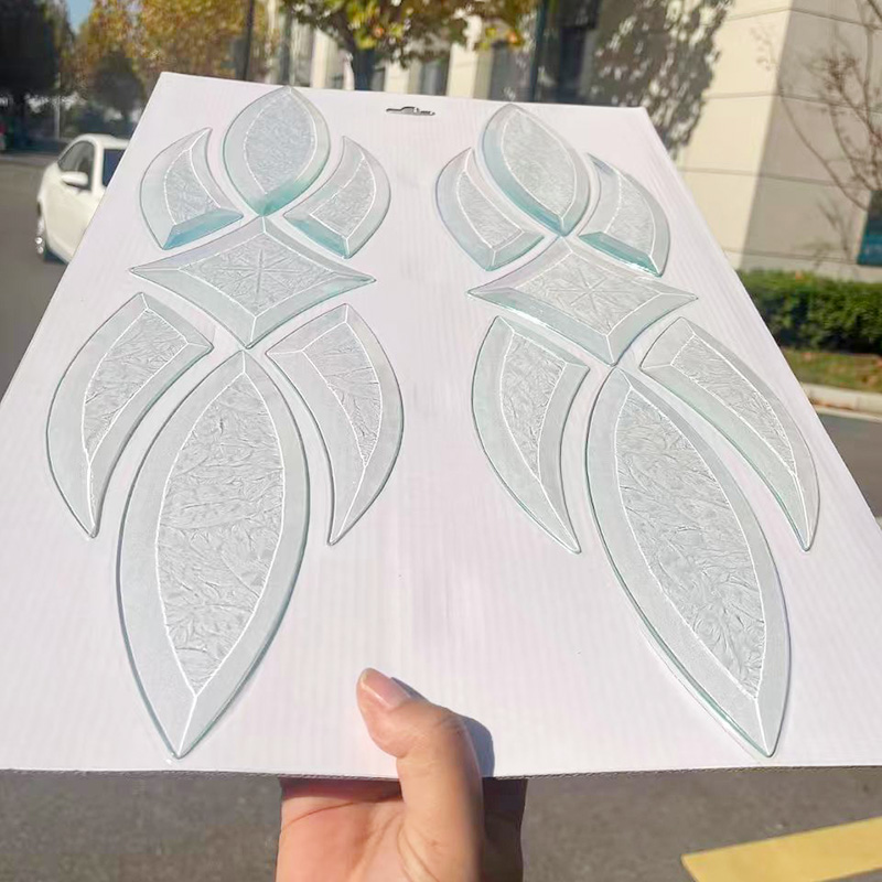 beveled glass clusters