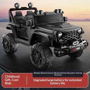 Oversized Plastic Children's Electric Four-wheel Off-road Remote Control Car <strong>for</strong> Boys with <strong>Sit</strong>-Stander Swing Features Kid's <strong>Toy</strong> - Product Image 2