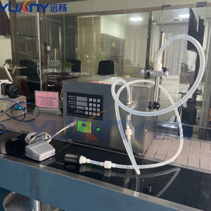 Dispensador cuantitativo de líquidos certificado CE, máquina de llenado de <span class=keywords><strong>agua</strong></span> <span class=keywords><strong>Mineral</strong></span> y leche, dispensador de aceite de botella de vidrio - Product Image 5