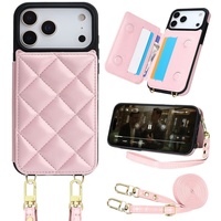 Étui de protection en cuir PU de haute qualité avec support et porte-cartes pour iPhone 17 16 Pro Max, idéal pour usage professionnel