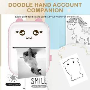 <b>Mini</b> Pocket Portable Thermal <b>Printer</b> with for Plastic Material in Stock-Retro-Style for Pictures - Product Image 3