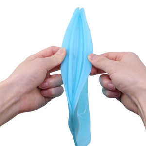 Sac alimentaire en silicone durable, sans BPA, personnalisable, résistant au congélateur, de qualité alimentaire, réutilisable, avec fermeture éclair - Product Image 6