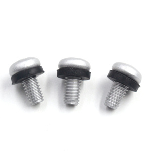 Vis d'étanchéité Phillips à tête cylindrique M2 M3 M4 M5 M6 M8 en acier au carbone métrique 304 316, zinguées à <span class=keywords><strong>blanc</strong></span>, étanches avec joint torique <span class=keywords><strong>noir</strong></span> - Product Image 3