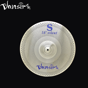 Platillos de Batería Vansir de Aleación Plateada, Silenciosos, de Bajo Volumen, para Práctica de Batería - Product Image 4