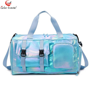 Bolsa de Gimnasio Impermeable de Gran Capacidad, con Separación para Seco y Húmedo, Personalizable, con Compartimento para Zapatos con Cierre de Nailon, para Hombres y Mujeres, para Viajes - Product Image 1