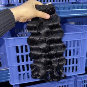 ผมมนุษย์แท้ 100% แบบลอนหลวม ราคาขายส่ง ผมอินเดียดิบแบบเป็นมัด ผู้จำหน่าย ไม่ผ่านการแปรรูป - Product Image 2