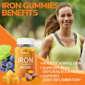 Bonbons de fer végétaliens de marque privée OEM pour hommes et femmes avec supplément de fer à la vitamine C pour les personnes souffrant de carence en fer et d'anémie - Product Image 4