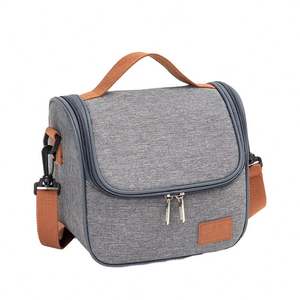 Sac isotherme de pique-nique portable, logo personnalisé, sac isotherme pour déjeuner, sac thermique, sac de rangement pour aliments scolaires pour étudiants - Product Image 1