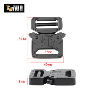 भारी शुल्क सामरिक दोहरी जयोग्य धातु बकल केंद्र रिलीज बकल धातु स्ट्रैप बैग क्लिप प्रतिस्थापन - Product Image 3