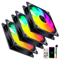 Ventilateur de boîtier PC SNOWMAN AK120 6PIN 120mm RGB en aluminium, dissipateur thermique, 12V DC, 15-35dBA, silencieux, 1200RPM, ventilateur de refroidissement pour jeux