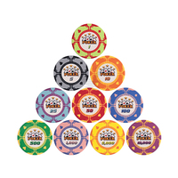 YH nouvelle conception Promotion du produit en juin 300 pièces 500 pièces jeu de jetons de Poker professionnels à vendre