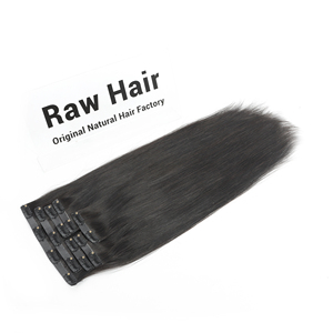 Extension per Capelli a Clip Invisibili in Veri Capelli Umani 100% Remy Vergini Naturali Lunghi e Lisci - Product Image 5