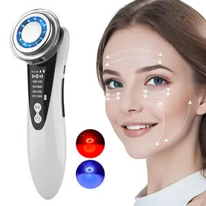 Hete Producten 2024 Iontoforese Schoonheid Gezicht Massage Lifting Massager Apparaat Gezichtsvibratie Foton Huidverjongingsmachine