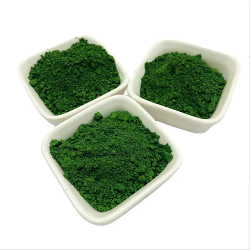 Pigment de ciment en céramique de qualité cosmétique commerce 6 pigment vert oxyde de chrome à vendre