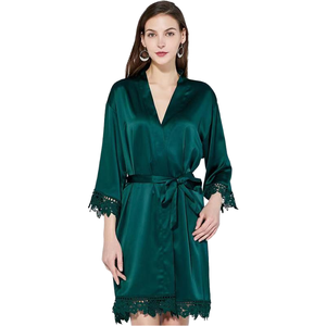 Women's High Quality <strong>Satin</strong> Pajamas Set 4 Pieces Erotic Silk <strong>Gowns</strong> Kimono Dressing <strong>Gowns</strong> Winter Summer Autumn Sleepwear Wholesale - Product Image 2