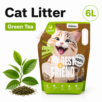 Litière pour chat en tofu biodégradable 100 % écologique, naturelle, jetable aux toilettes, 1,5 mm, 2,0 mm, sable original, agglomération rapide, anti-odeur, prix usine