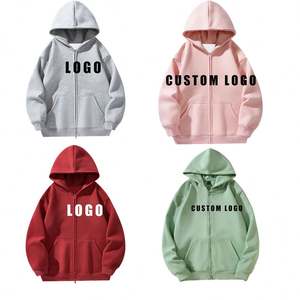 เสื้อฮู้ดดี้สั่งทำพิเศษสำหรับฤดูใบไม้ร่วงและฤดูหนาว มีหลายสี เสื้อฮู้ดดี้ผ้าฝ้ายเนื้อหนาสำหรับผู้ชายและผู้หญิง - Product Image 1