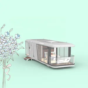 Móvel Inteligente Ao Ar Livre Prefab Hotel Resorts Modular Eco Modular Pré-fabricada Hangfa Casa Cápsula Espacial Casa Cápsula Espacial