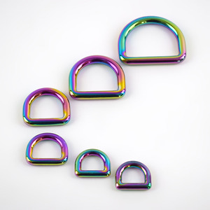 MeeTee-G7-3 de 10-32mm, hebilla en D colorida personalizada, anillo en forma de D de <span class=keywords><strong>Color</strong></span> colorido para bolsa, hebilla de bucle de aleación - Product Image 5