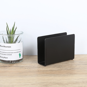 Wholesale Hotel Bathroom Tissue Box Holder Kitchen Creative Stainless Steel Tissue Box Square Restaurant Paper Napkin Holder